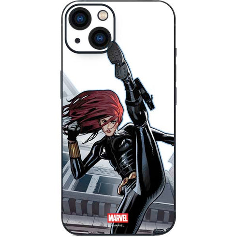 Marvel Black Widow High Kick iPhone Skins